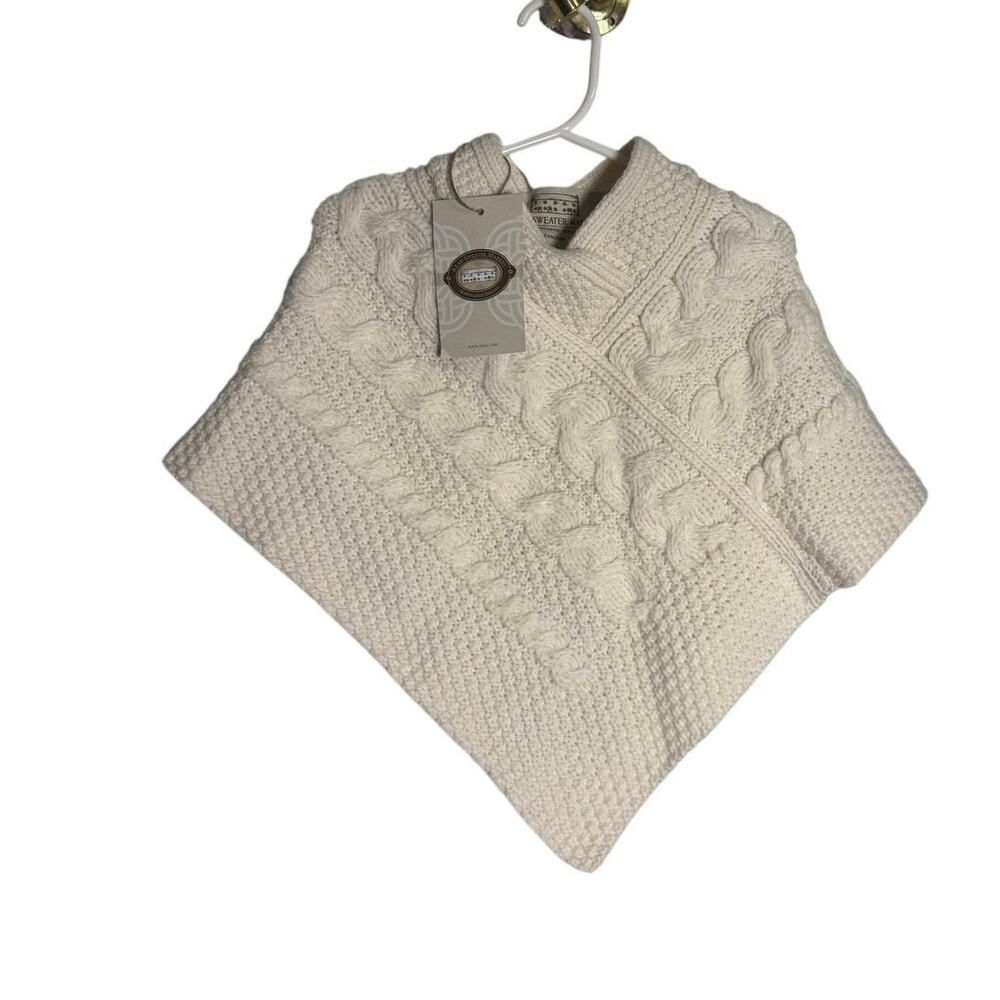 Nwt Aran Crafts Poncho Sweater Kids Sz. S — image 2 of 5